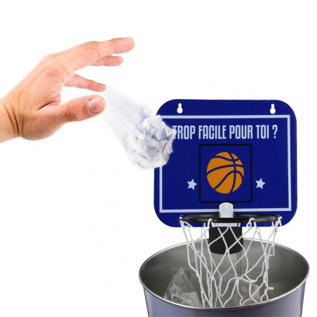 Panier de basket pour poubelle