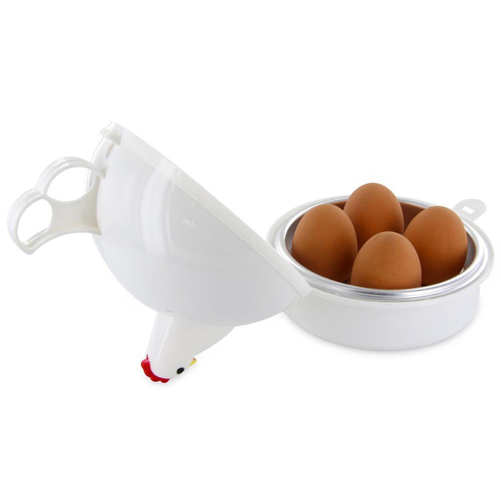 Micro Onde Cuiseur à Oeufs Egg Boiler Cooker Microwave Rapide Cuit