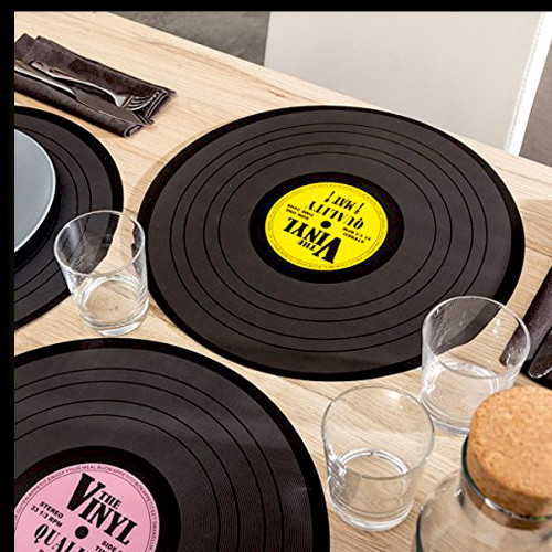 4 sets de table collection vinyle - MyCrazyStuff
