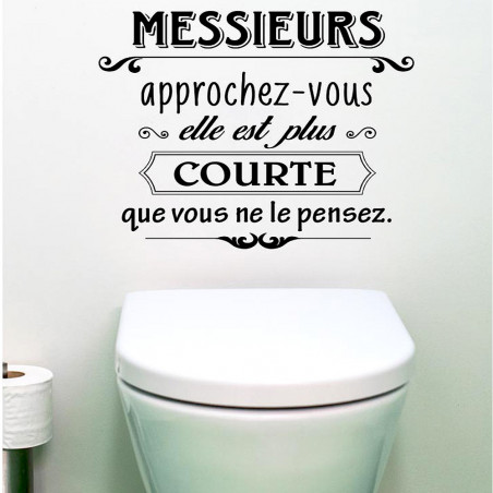 Sticker Messieurs approchez...