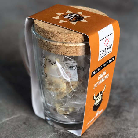 Kit tasse et infusettes pour Grog du viking