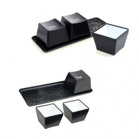 Tasses Geek Noires CTRL, ALT, DEL