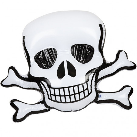 Tête de mort géante gonflable