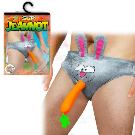 Slip humoristique Jeannot carotte
