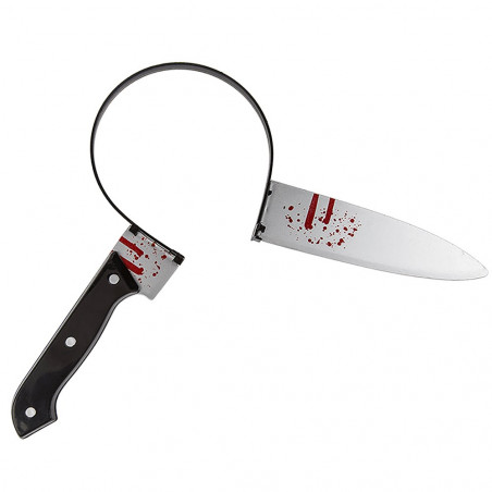 Serre-tête couteau ensanglanté