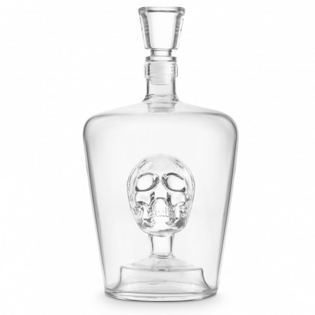Carafe à whisky tête de mort