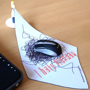 Tapis souris "I hate monday"