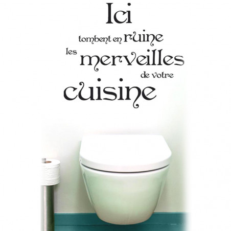 Sticker Merveilles de votre cuisine