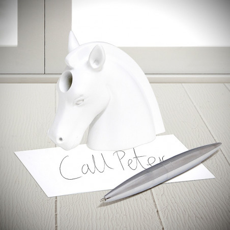 Licorne porte-stylo et presse-papier
