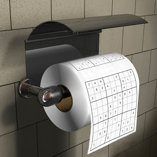 Papier Toilette Sudoku – Papier WC Humoristique - Mycrazystuff
