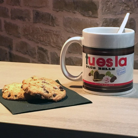 Mug marque détournée tu es la plus belle