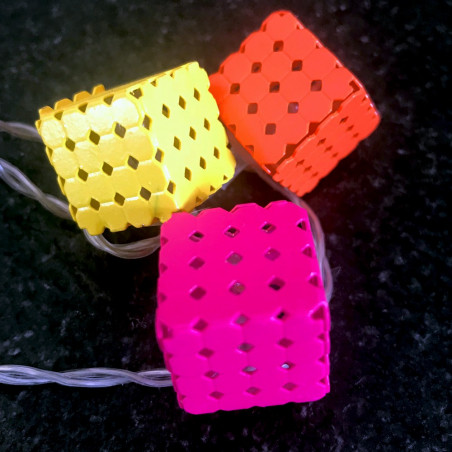 Guirlande 10 cubes led