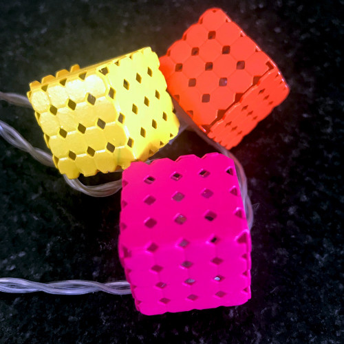 Guirlande LED 10 Cubes Multicolores – Guirlande Lumineuse Déco - Mycrazystuff
