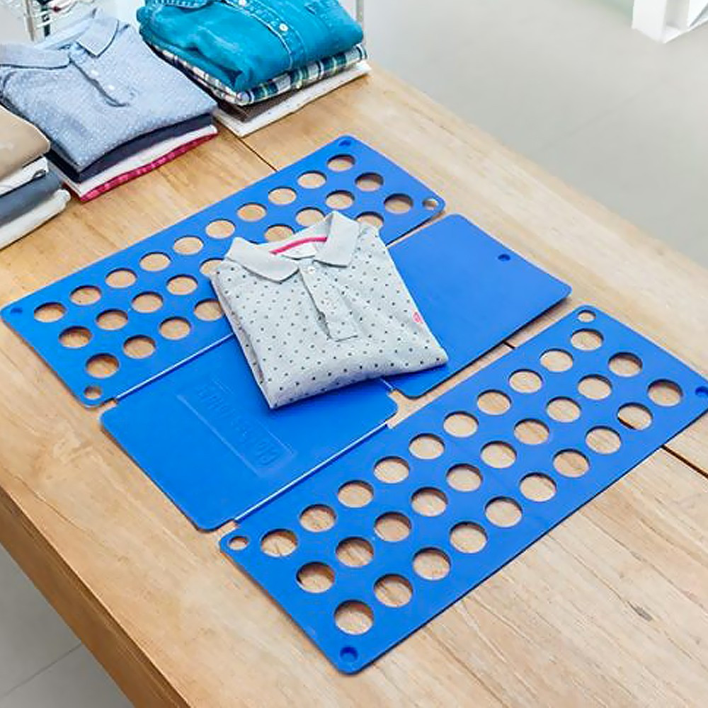 Plieur à Linge - Accessoire Pour Plier Vêtements Rapidement Et Uniformément - Gain De Place Dans L'armoire