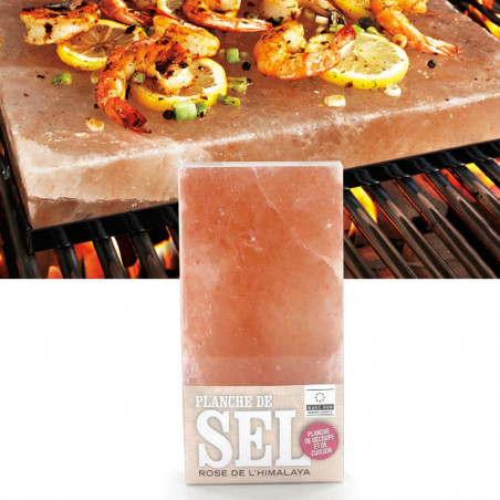 Planche de sel rose de l'Himalaya