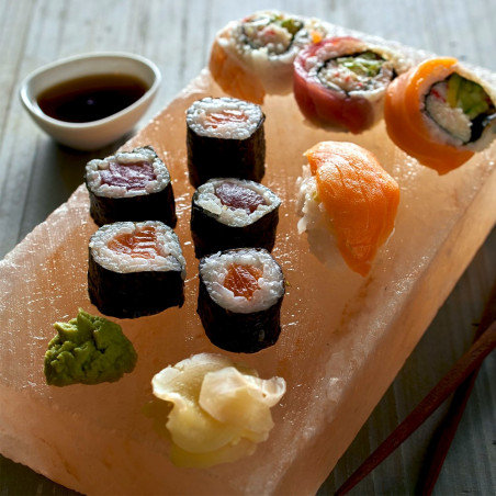 Planche de sel rose de l'Himalaya