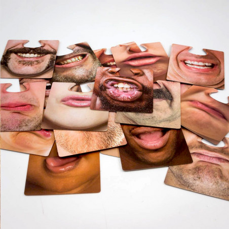 Dessous de Verre Grimaces - MyCrazyStuff.com, Le Fun à Chaque Verre!