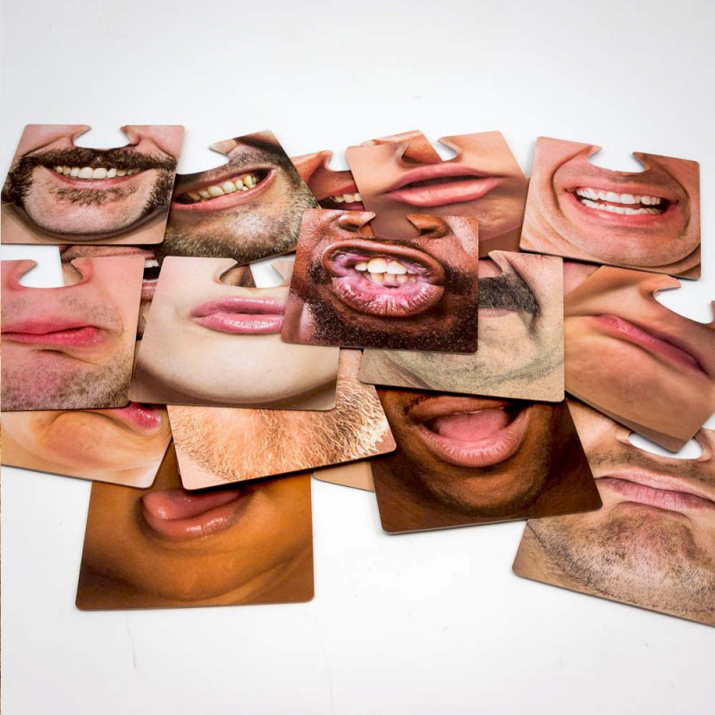 Dessous de Verre Grimaces - MyCrazyStuff.com, Le Fun à Chaque Verre!