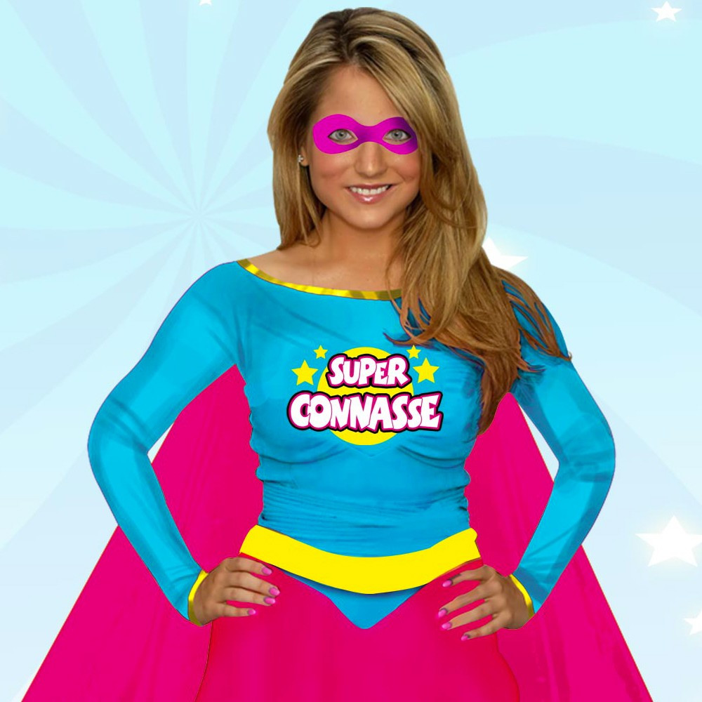 Déguisement Super Connasse – Costume Humoristique Femme - Mycrazystuff