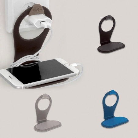 Photo Driinn noir, le porte- téléphone astucieux.