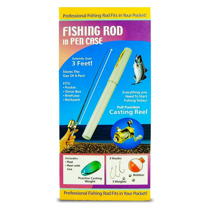 Canne à pêche de poche
