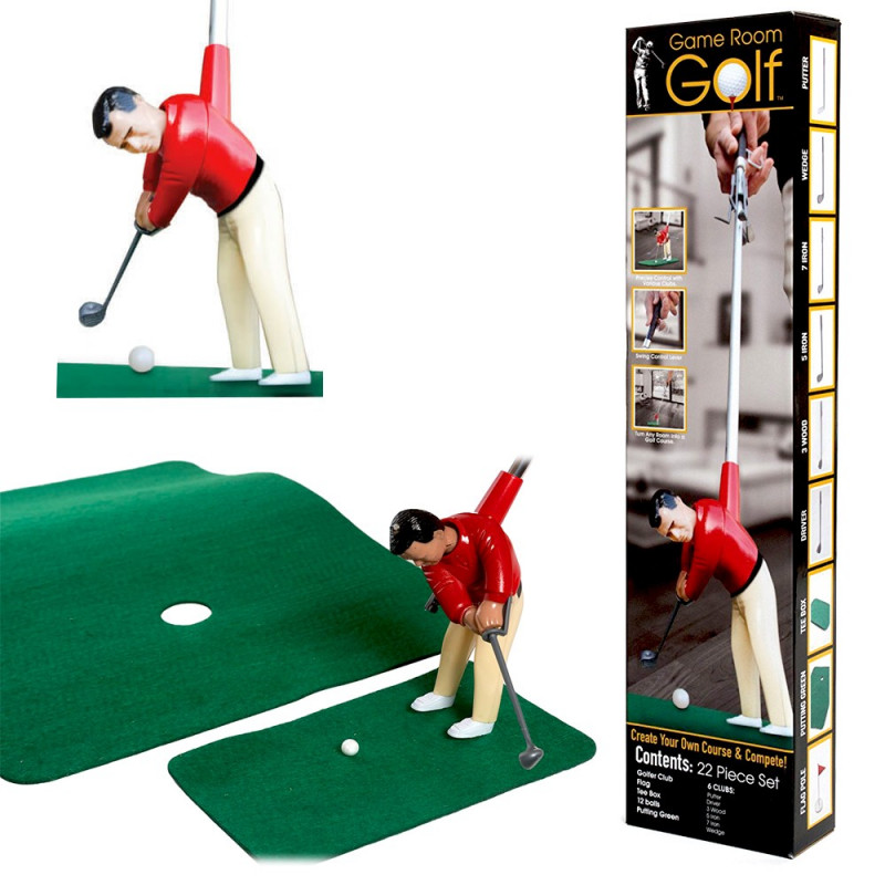 Mini jeu de golf d'intérieur portable pour homme, ensemble de golf  intérieur et extérieur, jeux parent-enfant - AliExpress