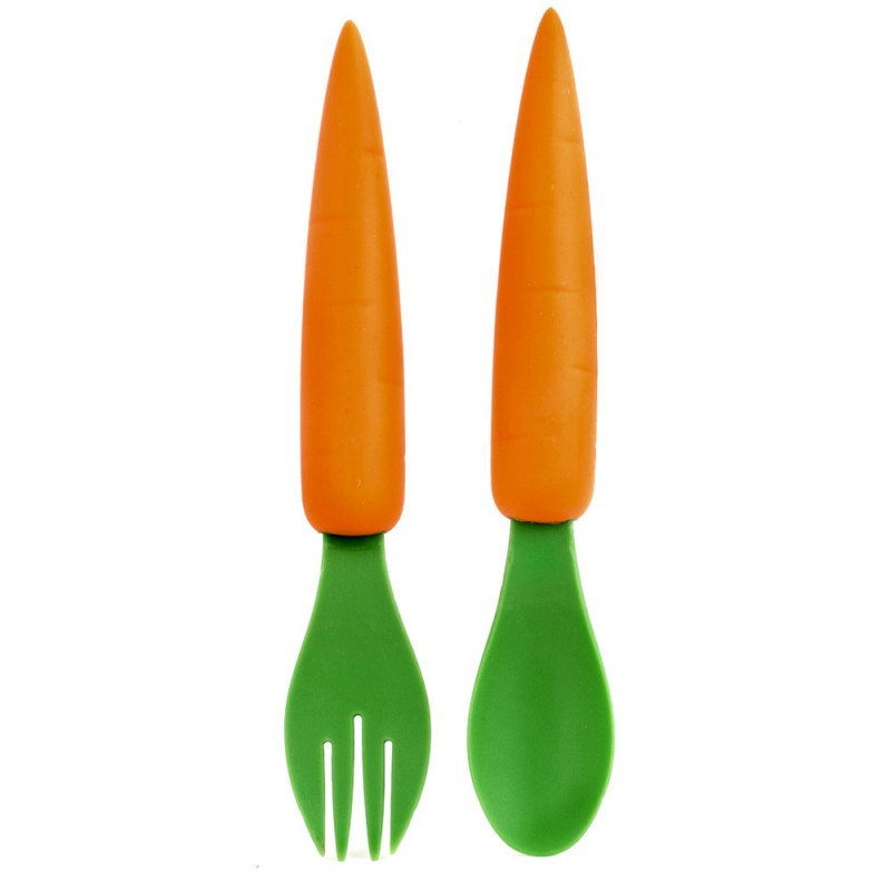 Couverts carottes pour enfant
