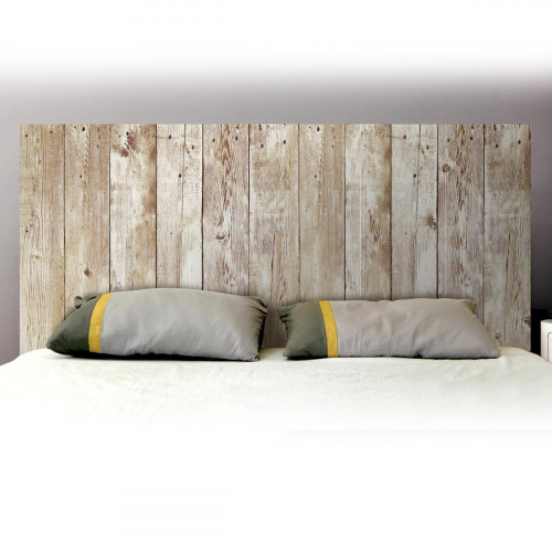 Stickers Tête de lit effet planches de bois