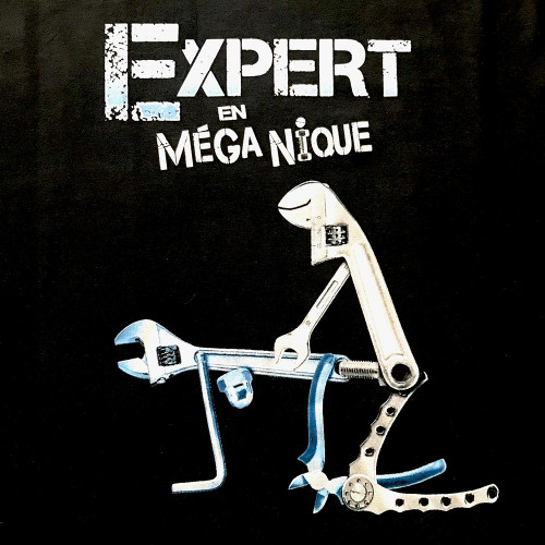 T-shirt humoristique Expert en MégaNique taille XL
