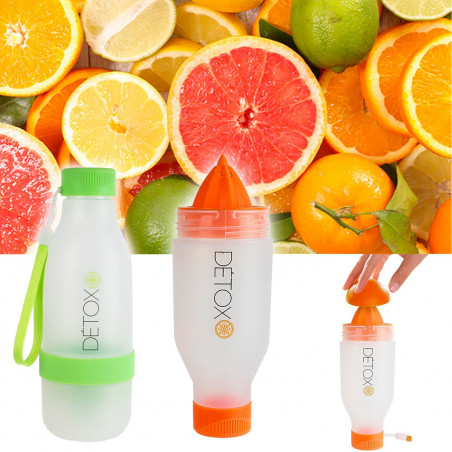 Bouteille Détox avec presse-agrumes