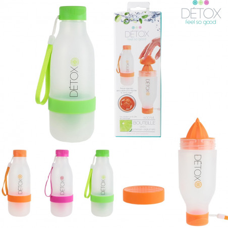 Bouteille Détox avec presse-agrumes