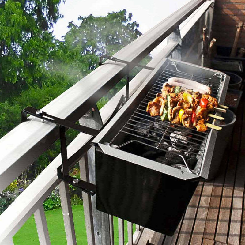 Barbecue jardinière de balcon