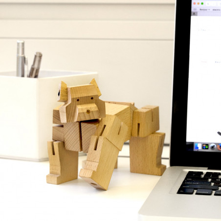 Cube ours puzzle bois