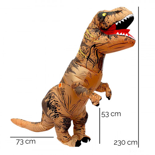 Costume de déguisement gonflable tyrannosaure Dinosaure T-REX pour
