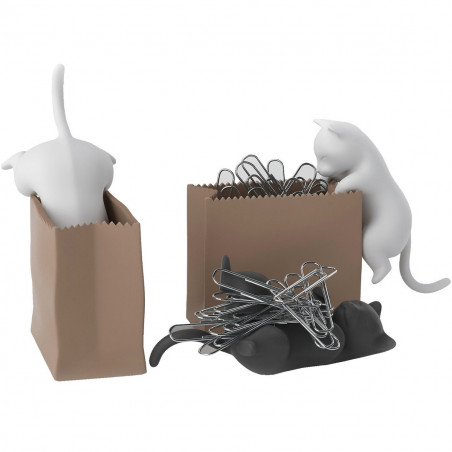 Chat distributeur de trombones