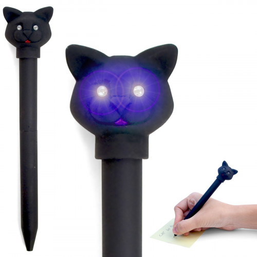 Stylo chat lumineux et sonore