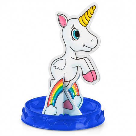 Licorne magique à cristaux