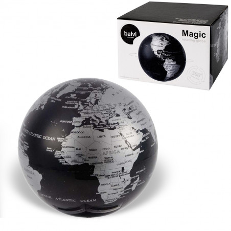 Globe terrestre rotatif en lévitation