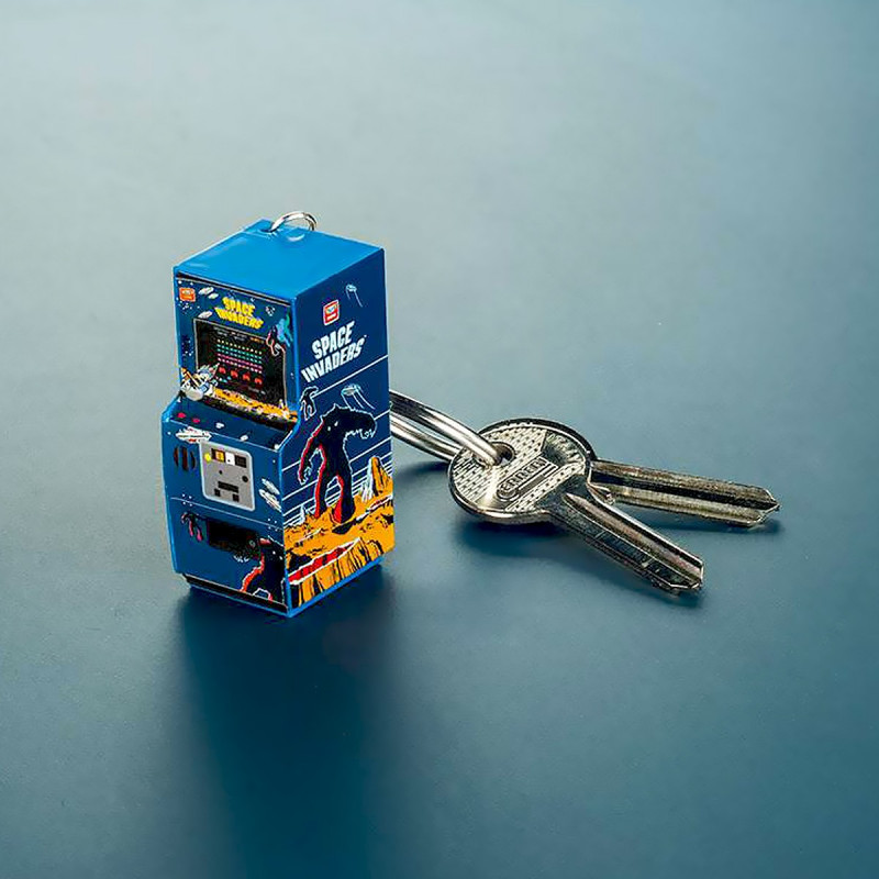 Porte-clés Space Invaders borne arcade