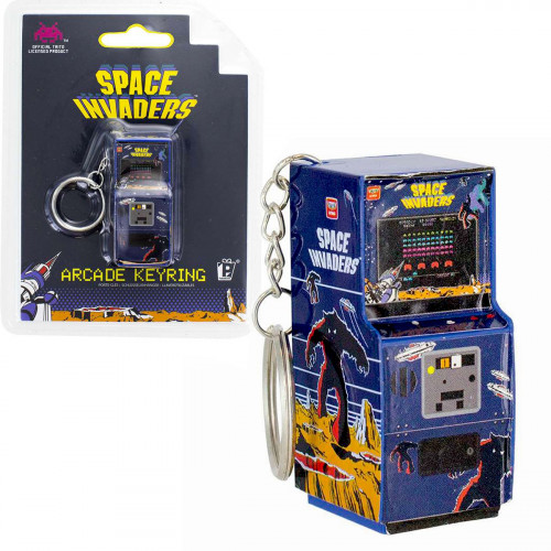 Porte-clés Space Invaders borne arcade