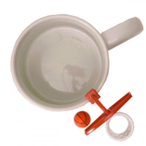 Mug Basketball – Tasse avec Panier et Mini Ballon - Mycrazystuff
