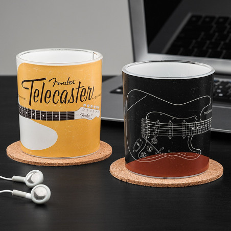 Coffret 2 verres Fender