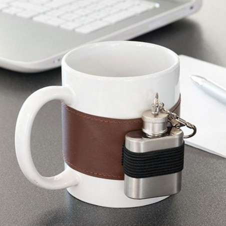 Mug flasque intégrée