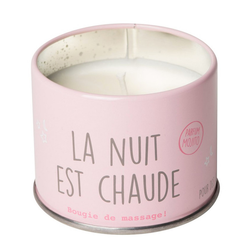 Bougie de massage mojito
