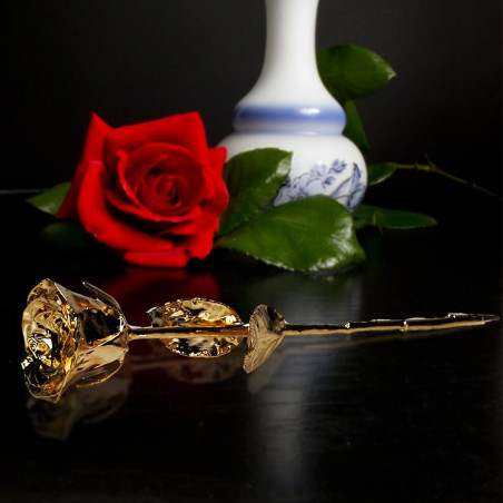 Rose éternelle or 24 carats