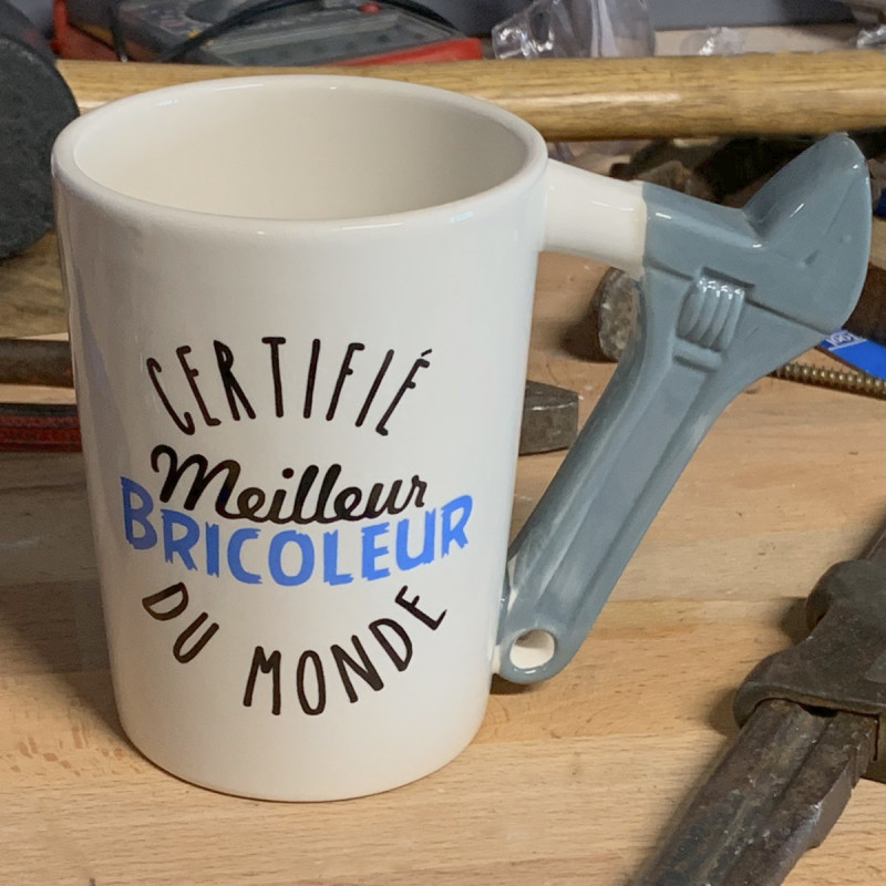 Mug du meilleur bricoleur du monde - 8,90