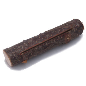 Appeau à Chouette Chevêche en bois naturel