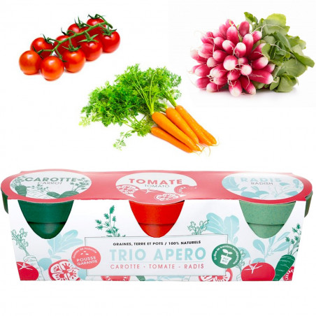 Trio apéro à faire pousser