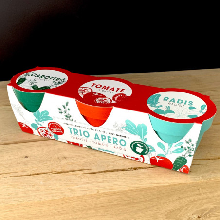 Trio apéro à faire pousser