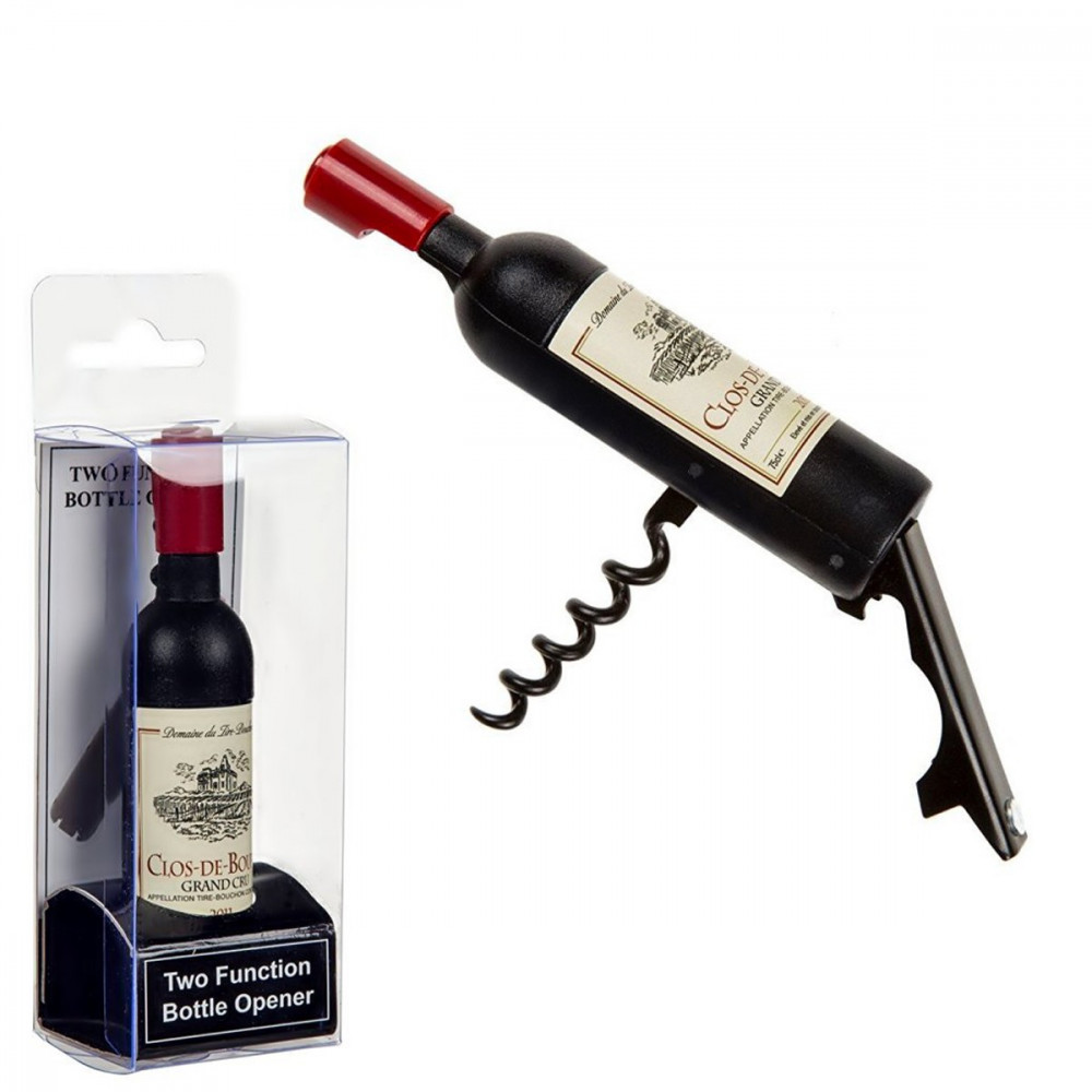 Kit 3-en-1 Tire-bouchon Amusant – Pour Vin Et Bière, Acier Inoxydable | Cadeau Drôle Et Pratique Pour Amateurs